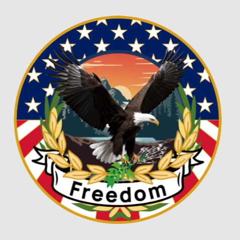 "Freedom" Pin