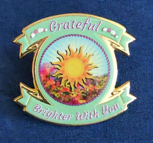 "Grateful" Pin