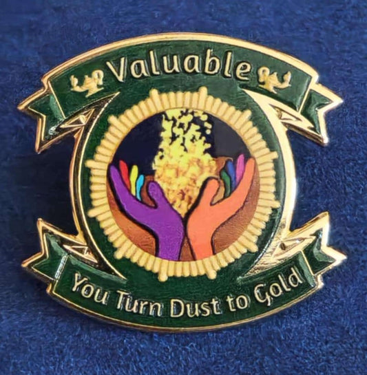 "Valuable" Pin