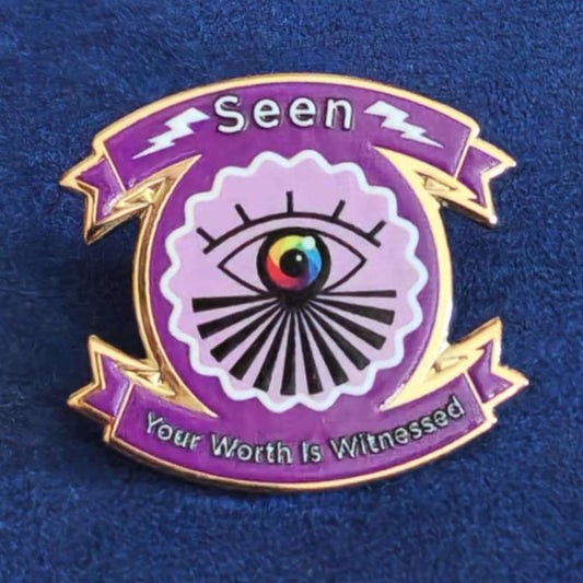 "Seen" Pin